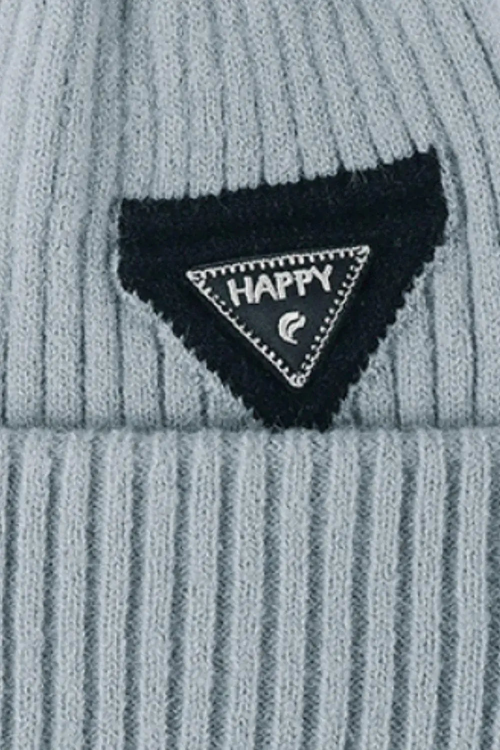 HAPPY Contrast Beanie - Trendsi - Flyclothing LLC