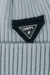 HAPPY Contrast Beanie - Trendsi - Flyclothing LLC