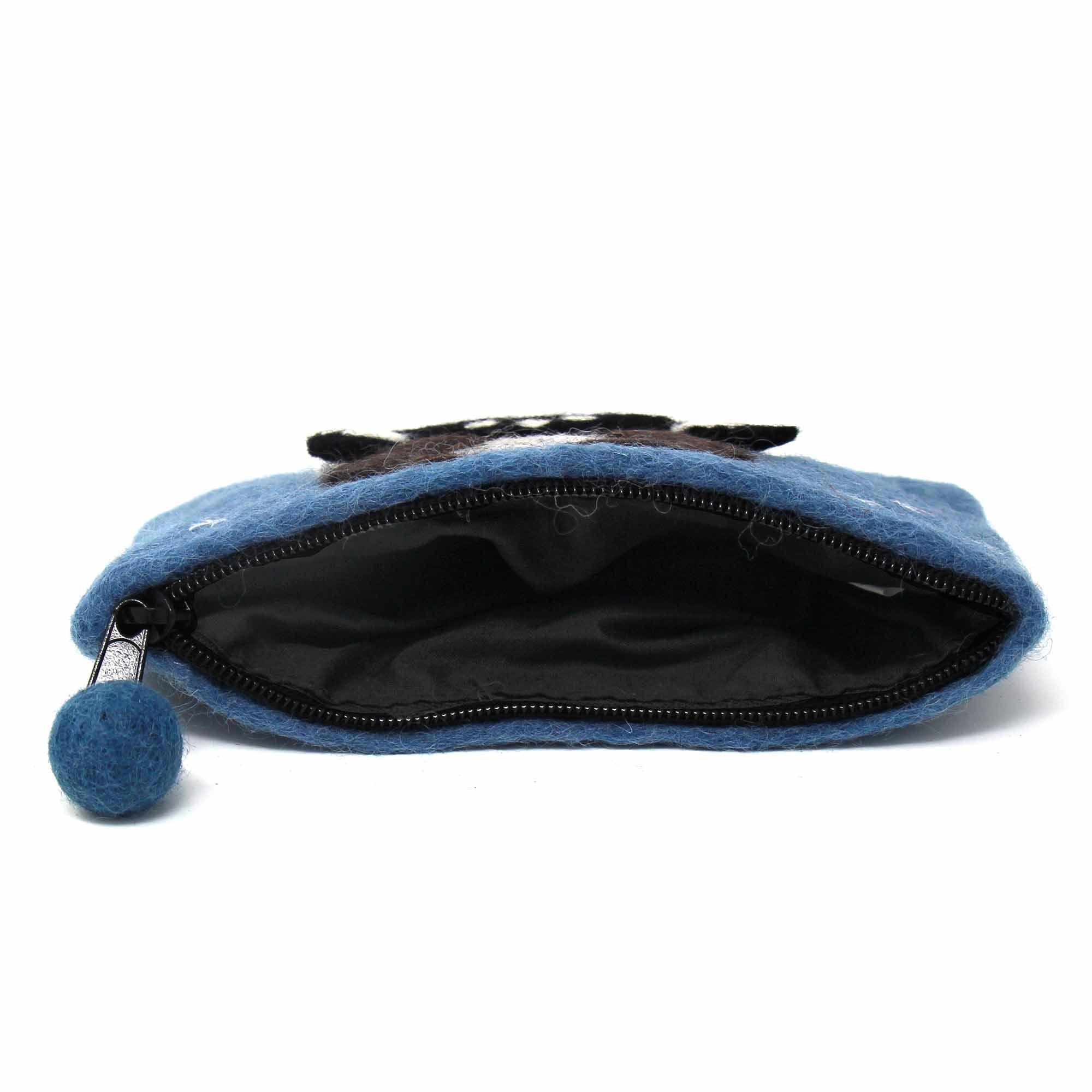Hand Crafted Felt: Stag Pouch - Flyclothing LLC