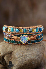 Heart Layered Bracelet - Trendsi