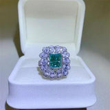 3 Carat Moissanite 925 Sterling Silver Ring - Trendsi