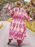 Plus Size Open Front Cardigan and Pants Set - Trendsi - Flyclothing LLC