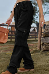 Loose Fit Long Jeans with Pockets - Trendsi - Flyclothing LLC