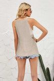 Grecian Neck Knit Tank - Trendsi - Flyclothing LLC