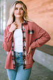 Plaid Button Down Collared Jacket - Trendsi - Flyclothing LLC