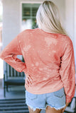 Tie-Dye Round Neck Dropped Shoulder Sweatshirt - Trendsi - Flyclothing LLC