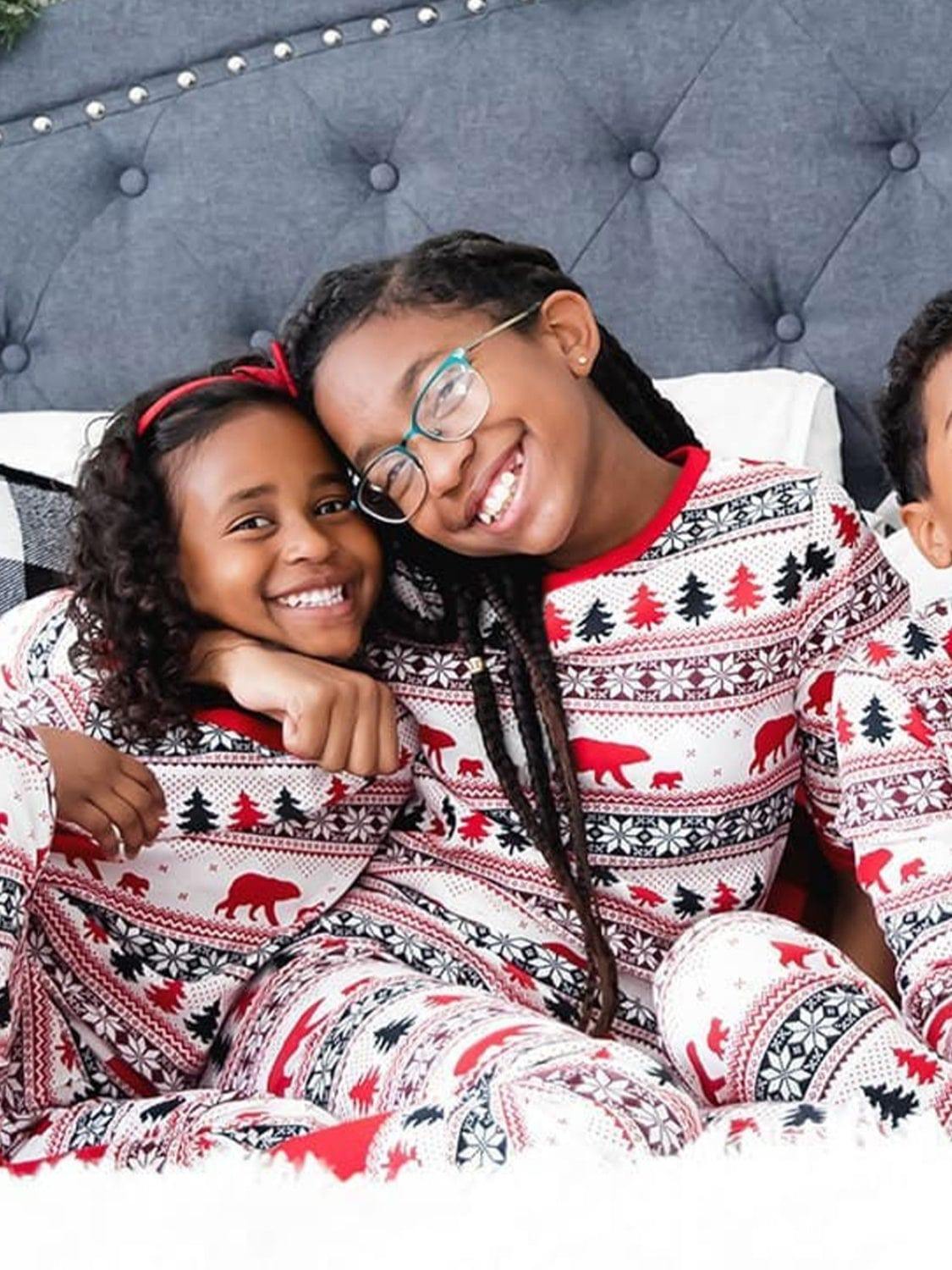 Christmas Long Sleeve Top and Pants Set - Trendsi