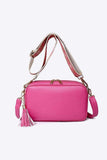 PU Leather Tassel Crossbody Bag - Trendsi - Flyclothing LLC