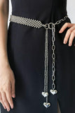 CCB Bead Heart Charm Belt - Trendsi