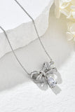Teardrop Shape 925 Sterling Silver Zircon Pandent Necklace - Trendsi