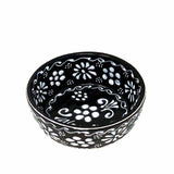 Set of 2 Encantada Handmade Pottery Appetizer & Dip Bowl, Ink - Encantada