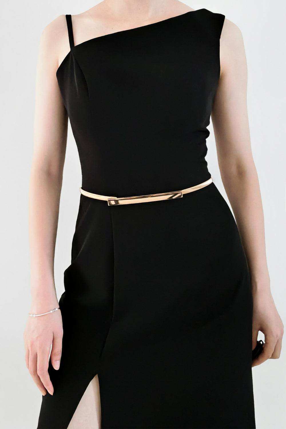 Elastic Iron Skinny Belt - Trendsi - Flyclothing LLC