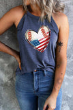 US Flag Heart Graphic Tank - Flyclothing LLC