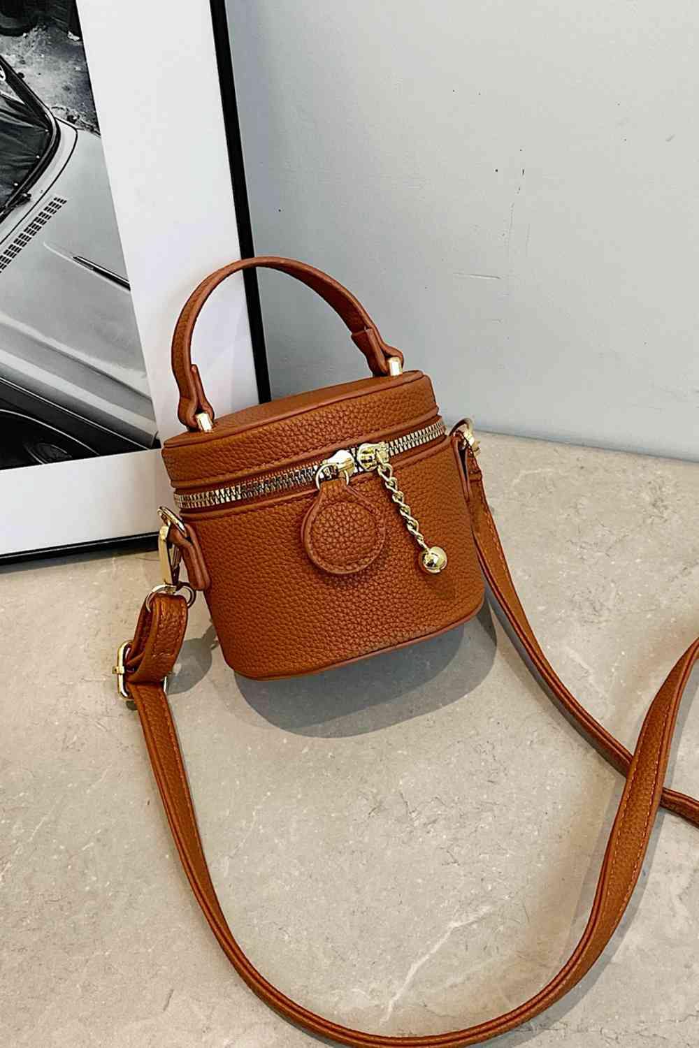 PU Leather Crossbody Bag - Trendsi