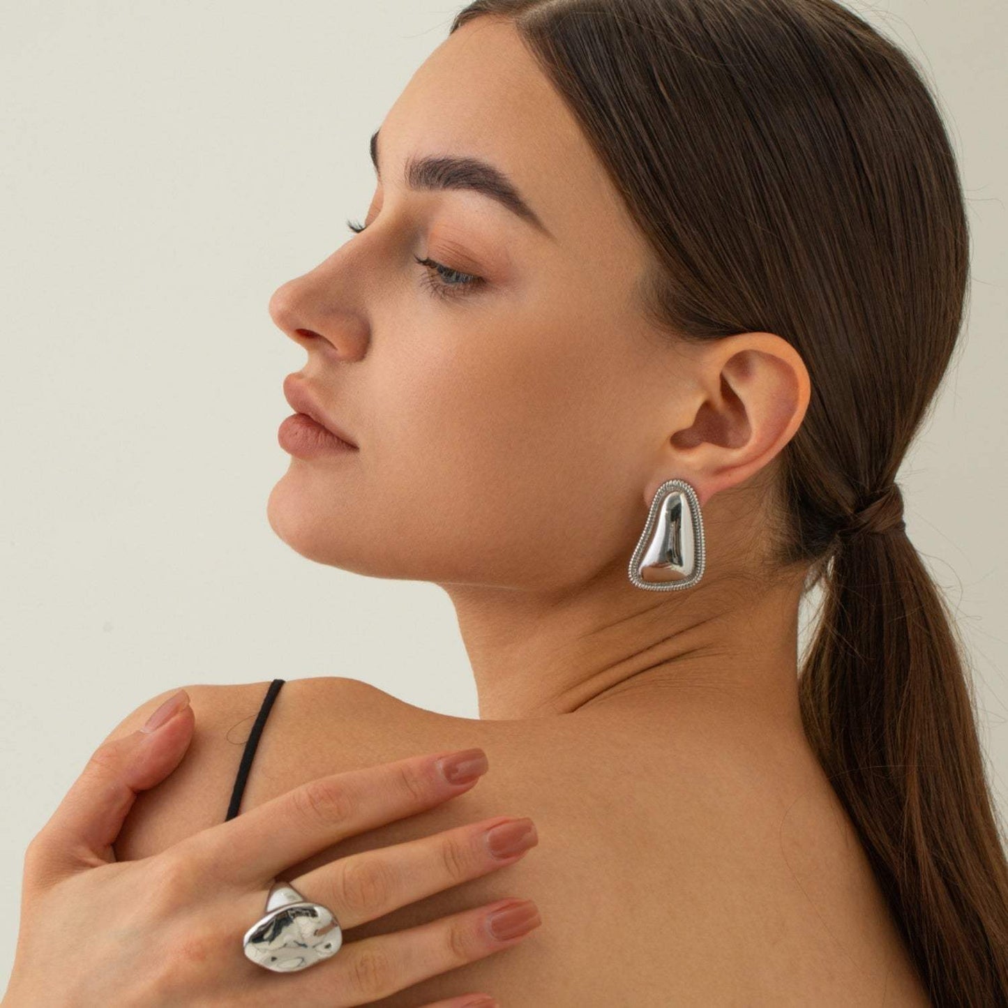Stainless Steel Stud Earrings - Trendsi - Flyclothing LLC
