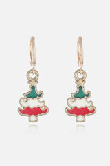 Christmas Theme Alloy Earrings - Trendsi - Flyclothing LLC