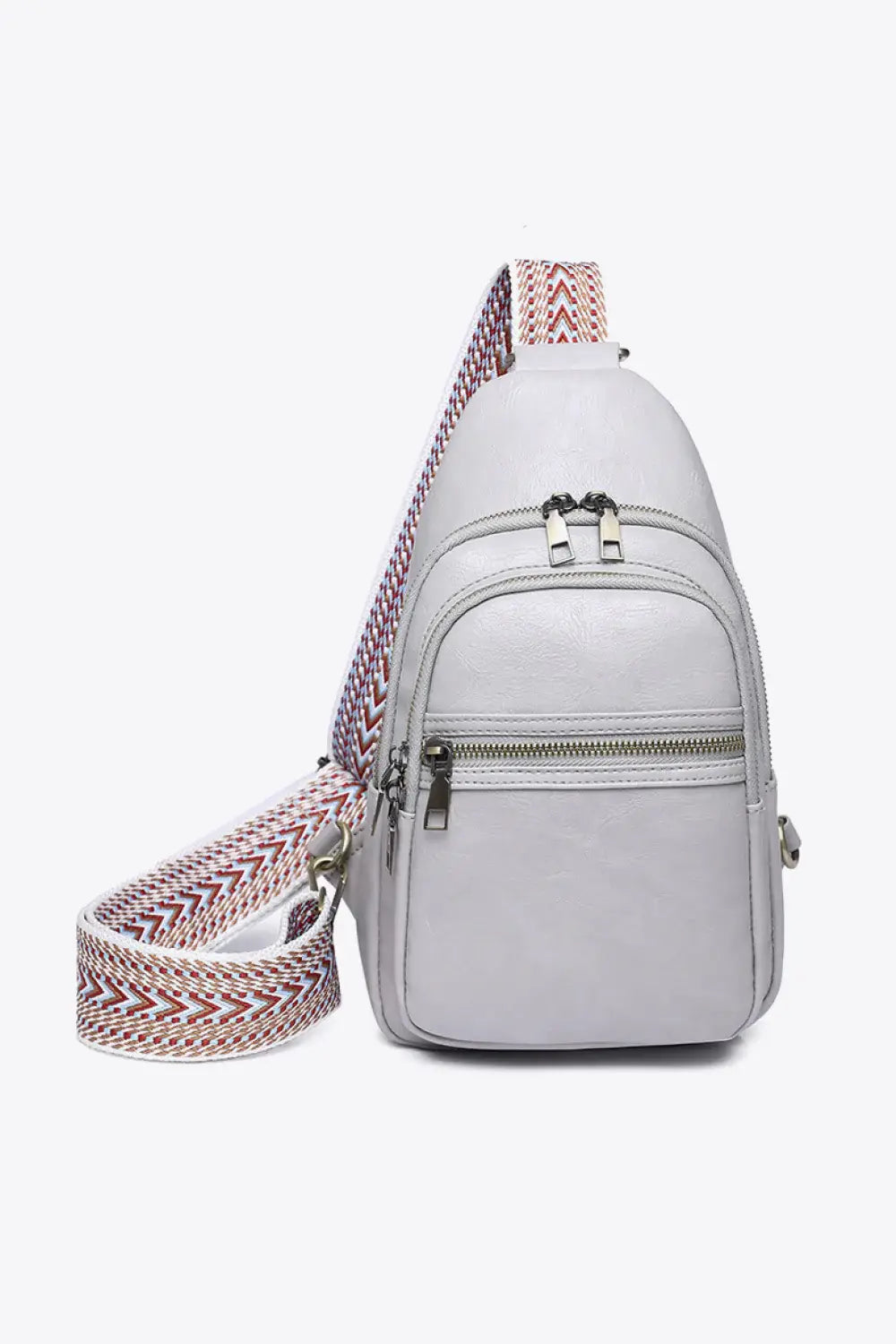 It's Your Time PU Leather Sling Bag - Trendsi - Flyclothing LLC