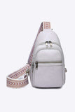 It's Your Time PU Leather Sling Bag - Trendsi - Flyclothing LLC