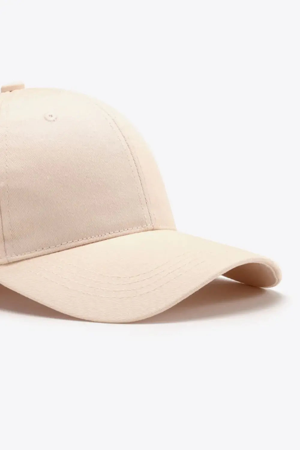 Plain Adjustable Cotton Baseball Cap - Trendsi - Flyclothing LLC