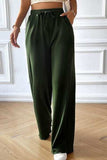 Drawstring Wide Leg Pants with Pocketed - Trendsi - Flyclothing LLC