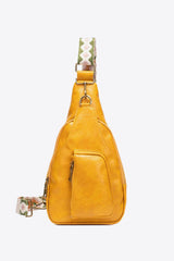 All The Feels PU Leather Sling Bag - Trendsi