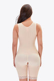 Full Size Lace Trim Shapewear with Zipper - Trendsi