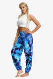 Tie-Dye Smocked Joggers - Flyclothing LLC
