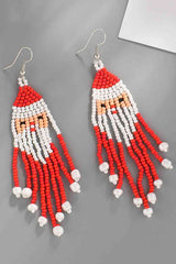 Christmas Beaded Earrings - Trendsi - Flyclothing LLC