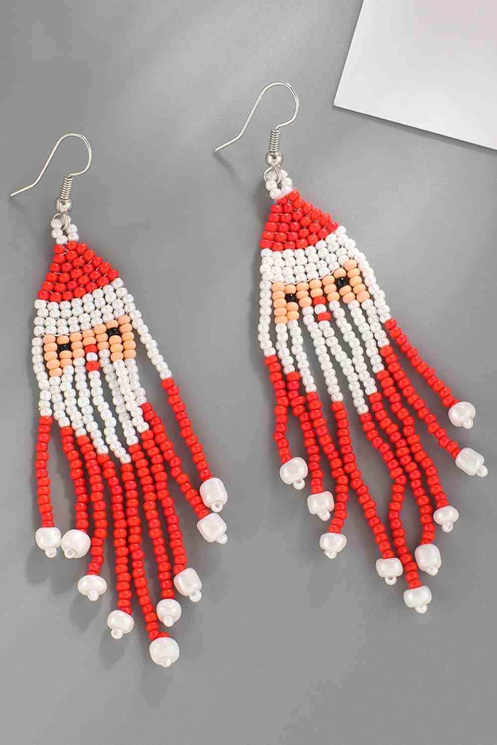 Christmas Beaded Earrings - Trendsi - Flyclothing LLC