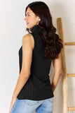 Basic Bae Full Size Ribbed Turtleneck Tank - Trendsi - Flyclothing LLC