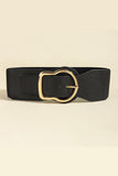 Zinc Alloy PU Leather Belt - Flyclothing LLC