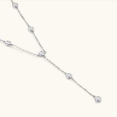 1.1 Carat Moissanite 925 Sterling Silver Necklace - Trendsi - Flyclothing LLC