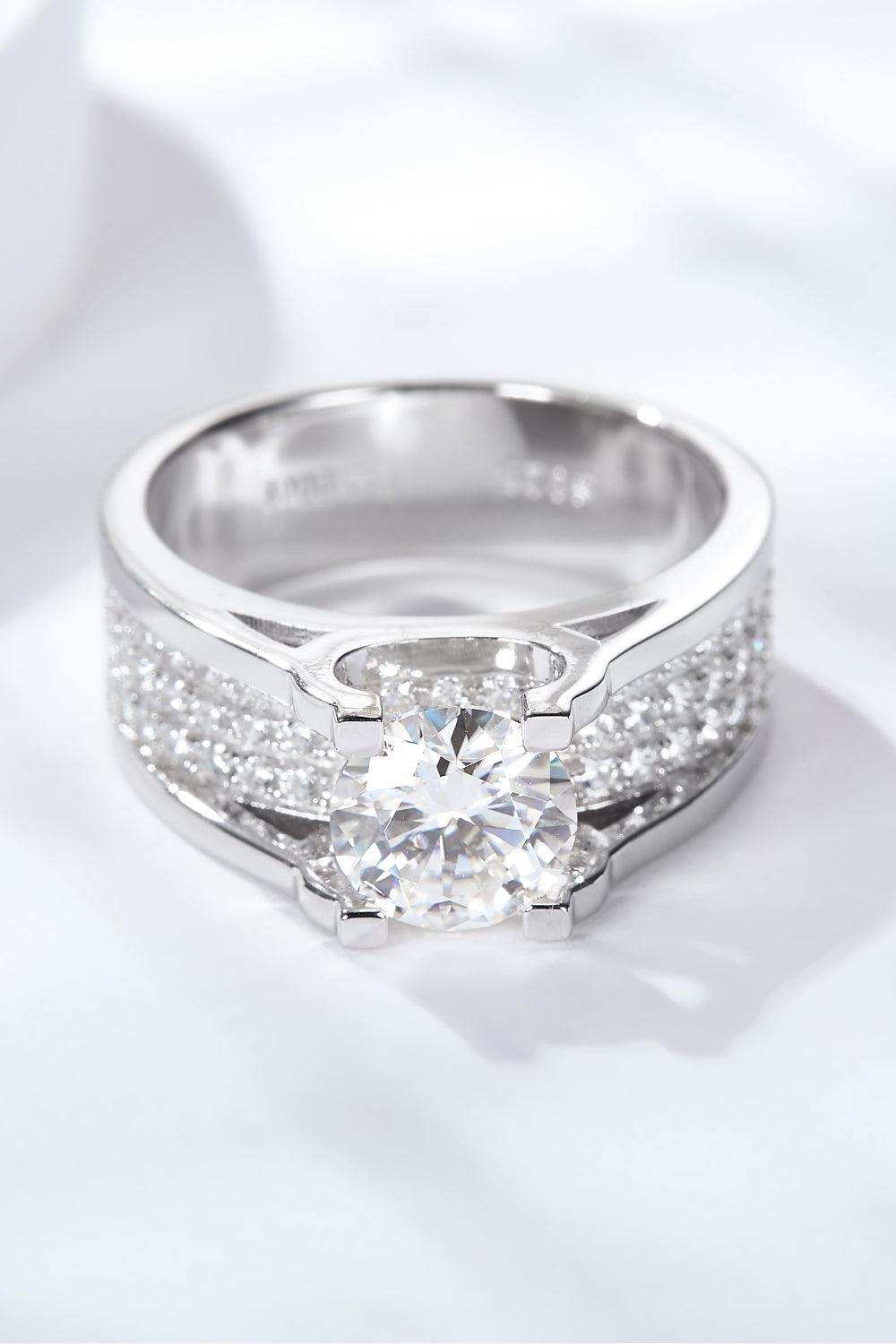 Made To Shine 1 Carat Moissanite Ring - Trendsi - Flyclothing LLC