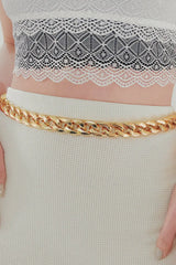 Adjustable Curb Chain Belt - Trendsi - Flyclothing LLC