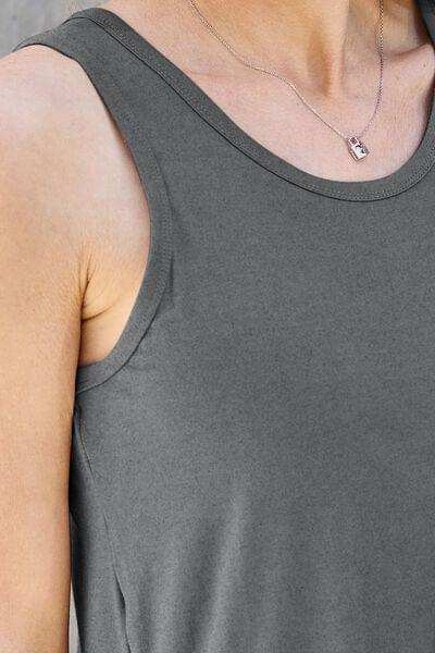 Basic Bae Full Size Round Neck Tank - Trendsi - Flyclothing LLC
