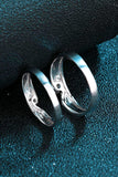 Moissanite Rhodium-Plated Ring - Trendsi - Flyclothing LLC
