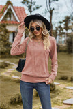 Square Neck Long Sleeve Blouse - Trendsi