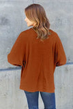 Double Take Full Size Round Neck Long Sleeve T-Shirt - Trendsi - Flyclothing LLC