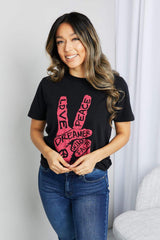 mineB Full Size Graphic Tunic T-Shirt - Trendsi - Flyclothing LLC