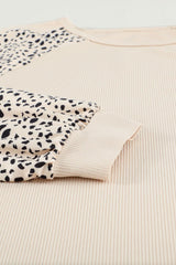Leopard Raglan Sleeve Top - Flyclothing LLC