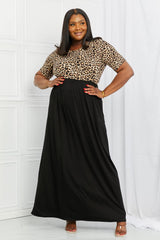 Celeste Essential Full Size Maxi Dress in Leopard - Trendsi