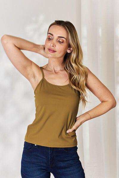 Basic Bae Full Size Round Neck Slim Cami - Trendsi - Flyclothing LLC