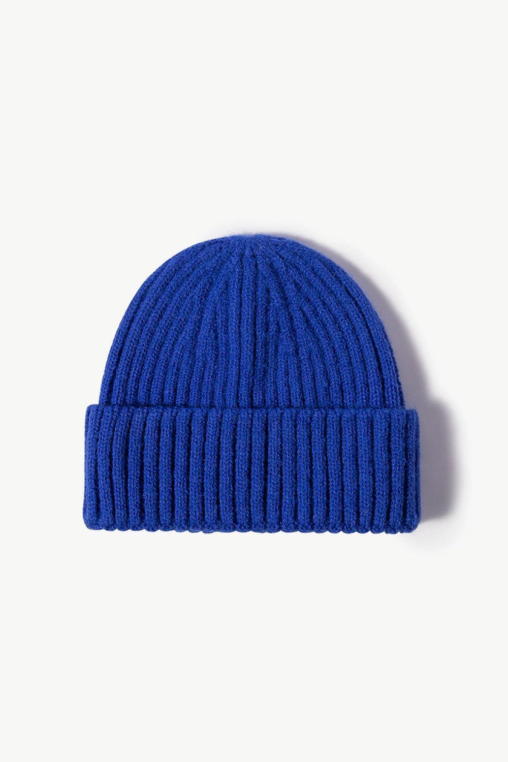 Rib-Knit Cuff Beanie - Trendsi