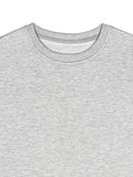 Round Neck Dropped Shoulder Sweatshirt - Trendsi