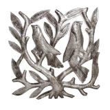 Pair of Square Tree of Life Haitian Steel Drum Wall Art - Haitian Artisans - Flyclothing LLC