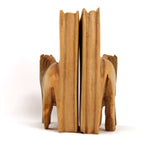 Carved Wood Lion Book Ends, Set of 2 - Jedando - Flyclothing LLC