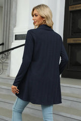 Open Front Long Sleeve Cardigan - Trendsi - Flyclothing LLC