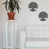 14 inch Tree of Life Dragonfly Metal Wall Art - Croix des Bouquets - Croix des Bouquets - Flyclothing LLC