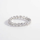 925 Sterling Silver Zircon Ring - Trendsi - Flyclothing LLC