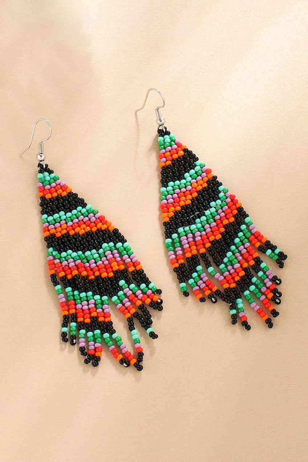 Christmas Beaded Earrings - Trendsi - Flyclothing LLC